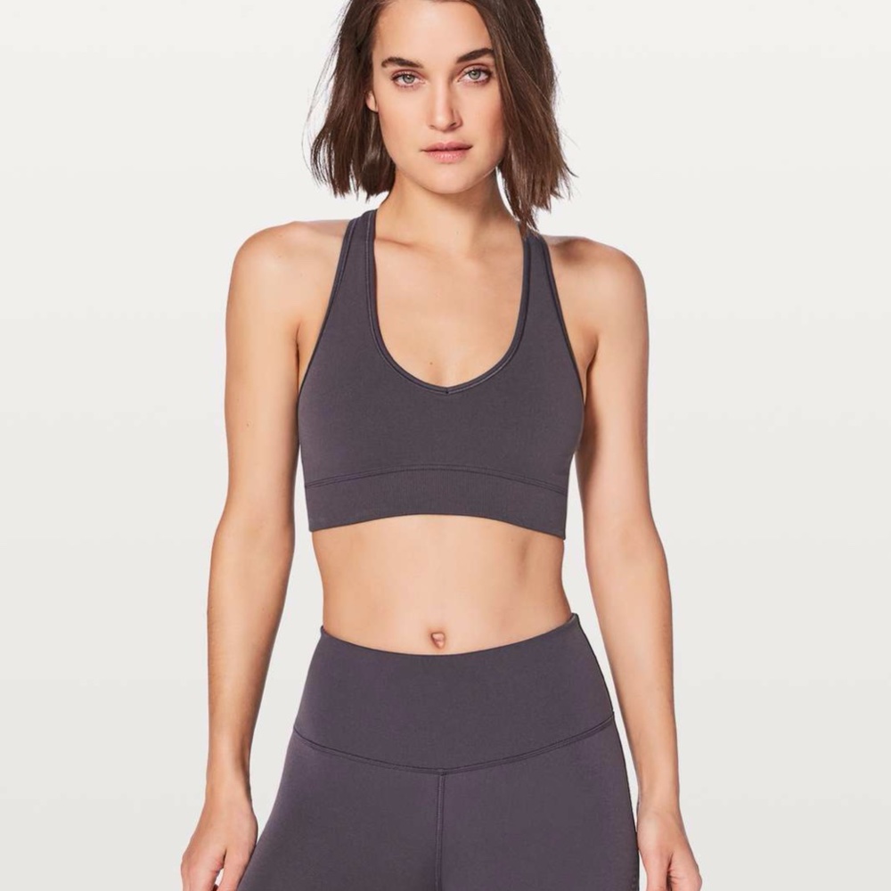 EUC Lululemon Reveal Bra Precision Boysenberry Size 4